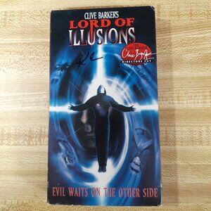 Lord of Illusions 1995 Unrated Directors Cut VHS  Clive Barker Horror Bakula VTG